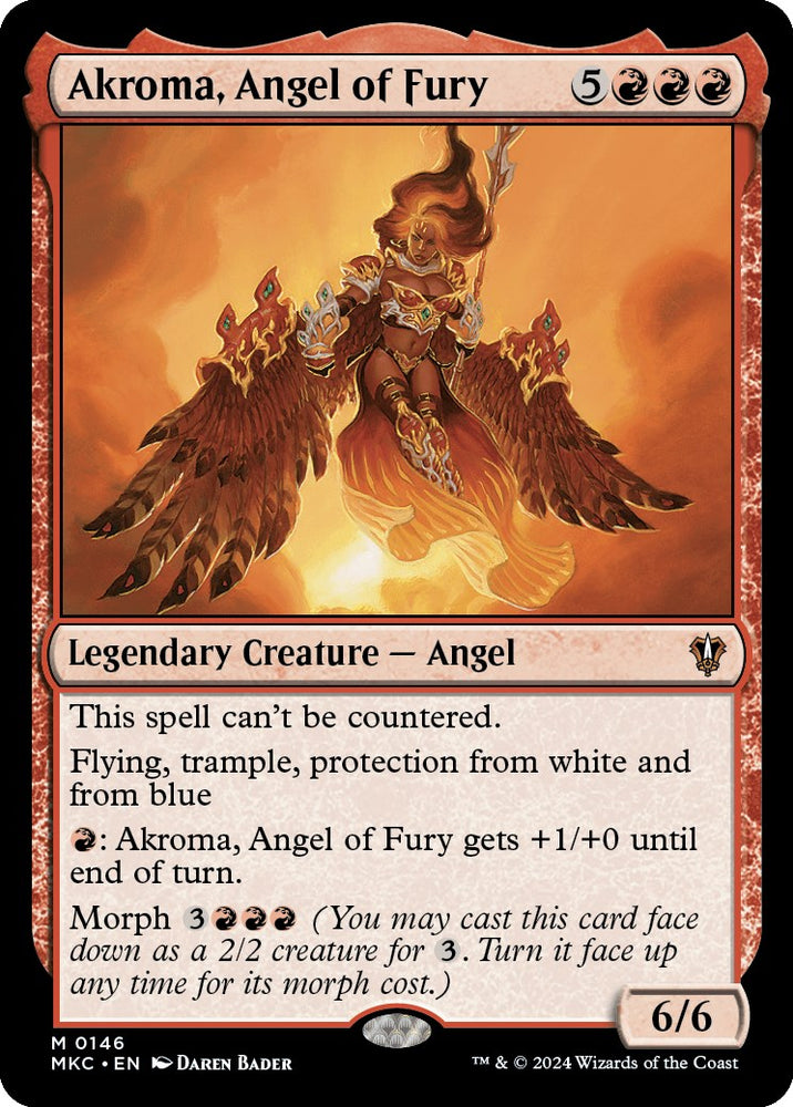 Akroma, Angel of Fury [Murders at Karlov Manor Commander]